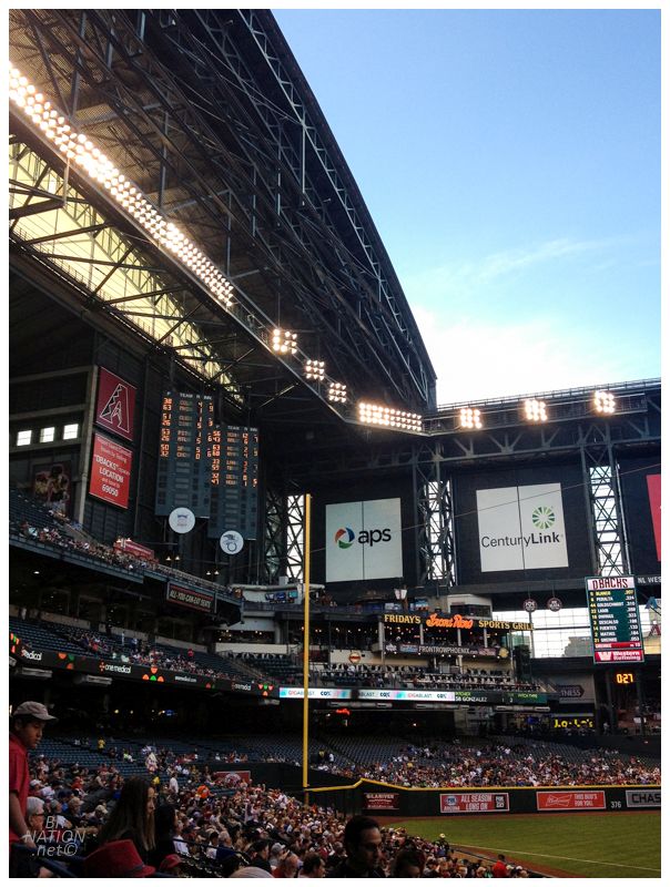 looking up, showing minute maid style